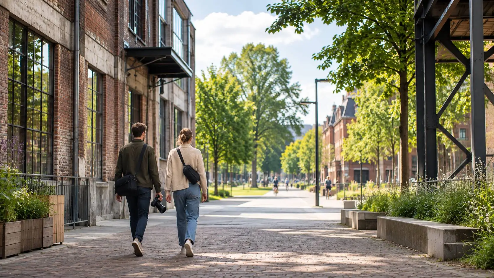 Fotolocaties Tilburg met industriële architectuur en open ruimte in de Spoorzone