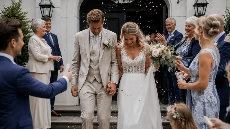 Bruidsfotografie stijlen met een spontaan journalistiek moment tijdens een bruiloft